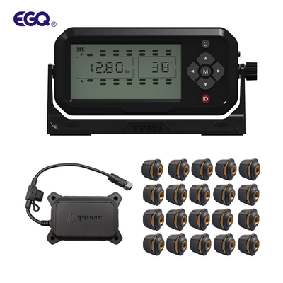 20 wheels external sensor, repeater, receiver tire pressure monitoring system