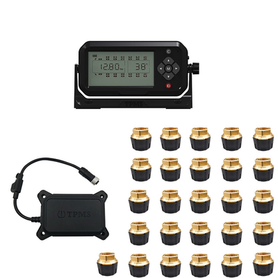 26 wheel OTR external sensors, repeaters, receivers tire pressure monitoring system