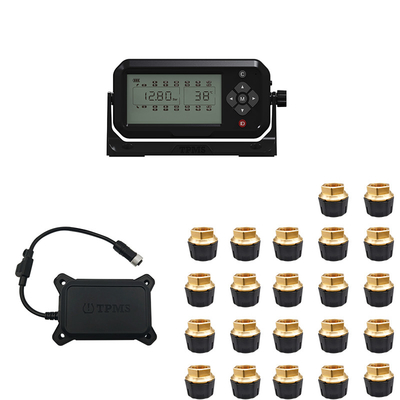 22 wheel OTR external sensors, repeaters, receivers tire pressure monitoring system