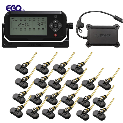 22 wheel Valve stem sensor, repeater and receiver tire pressure monitoring system