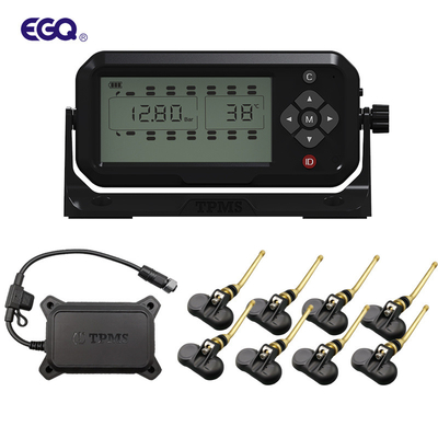 8 Wheel Valve Stem Sensor Trailer TPMS System Tire Pressure Monitoring System