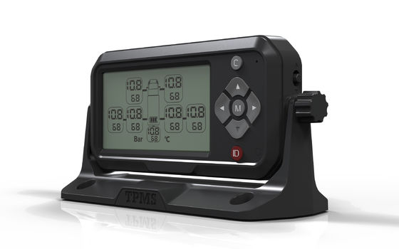 ISO9001 Car TPMS System LCD Segment Display 4 Paste Type Sensor Wheel