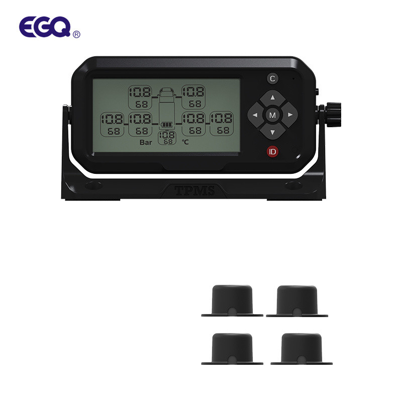 ISO9001 Car TPMS System LCD Segment Display 4 Paste Type Sensor Wheel