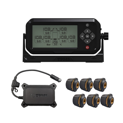 Rechargeable External Waterproof Six Tire Truck Bus TPMS